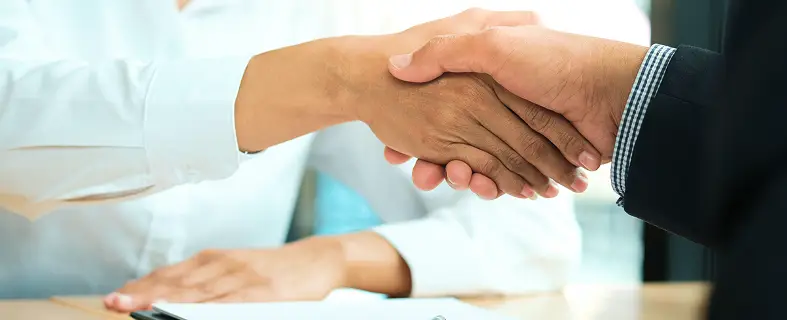 shaking hands